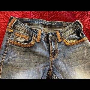 Cowgirl Tuff gold dust size 27 jeans.